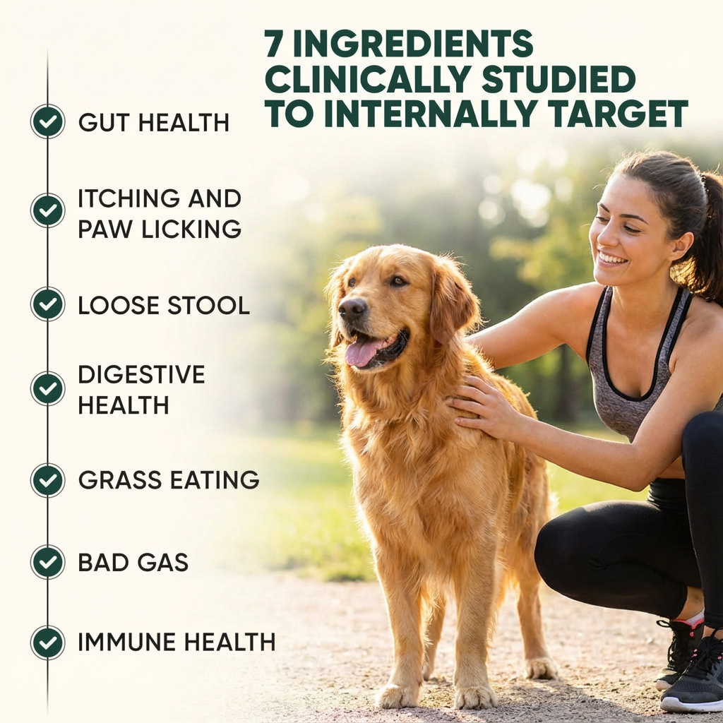 Probiotics For Gut & Digestive Health - Itching, Licking & Skin Irritation